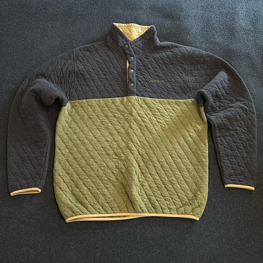 Orvis Outdoor Quilted 1/4-Snap Sweatshirt